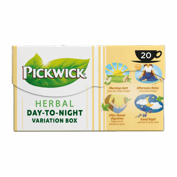 Pickwick Day-to-night Variatiebox kruidenthee - PLUS