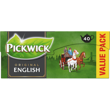 Pickwick English Zwarte thee voor pot voordeelpak - JUMBO
