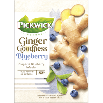 Pickwick Ginger Goodness Blueberry Kruidenthee - JUMBO