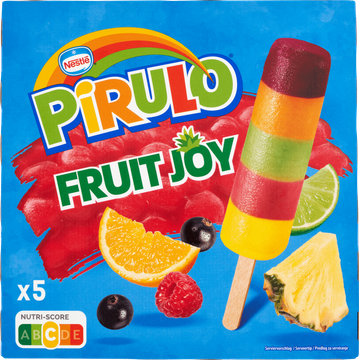 Pirulo Fruit Joy Waterijs 5 Stuks - JUMBO