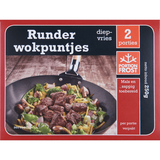 Portion Frost Runderwokpuntjes - Dirk