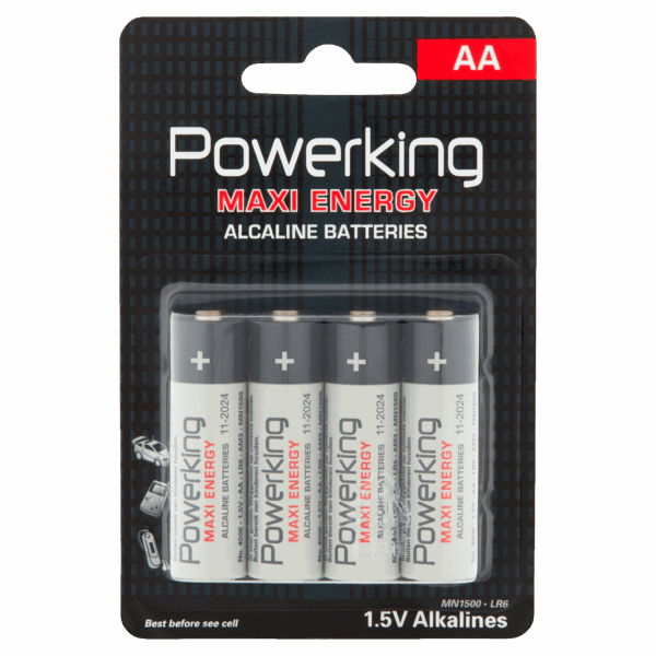 Powerking Alkaline Batterijen AA - PLUS