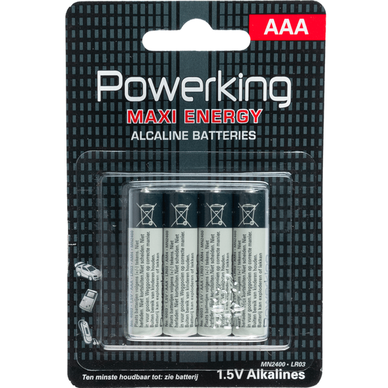Powerking Alkaline batterijen AAA - Dirk