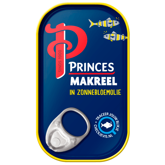 Princes Makreelfilet in zonnebloemolie - Dirk
