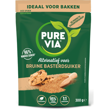 Pure Via Alternatief voor Bruine Basterdsuiker 300 g - JUMBO