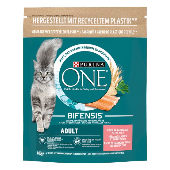 Purina One Kattenvoer adult zalm & volkoren granen - Dirk