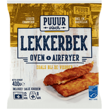 Puuur visch Lekkerbek Oven & Airfryer - JUMBO