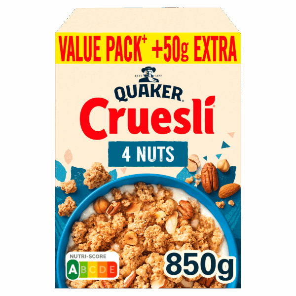 Quaker Cruesli 4 noten GVP - PLUS