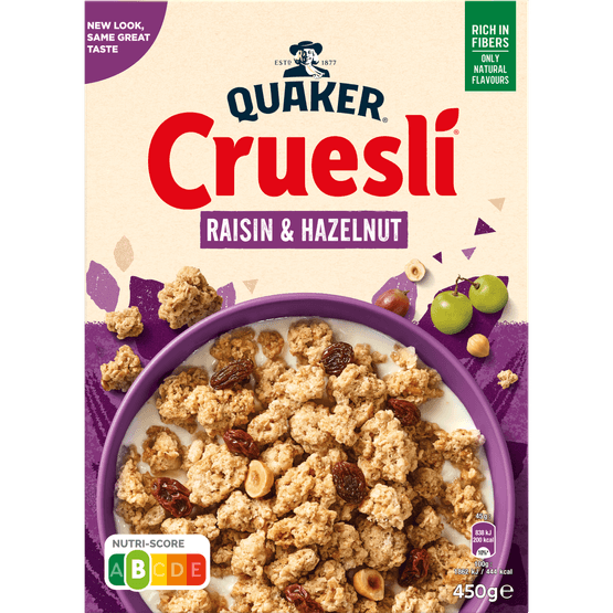 Quaker Cruesli Raisin & Hazelnut - Dirk
