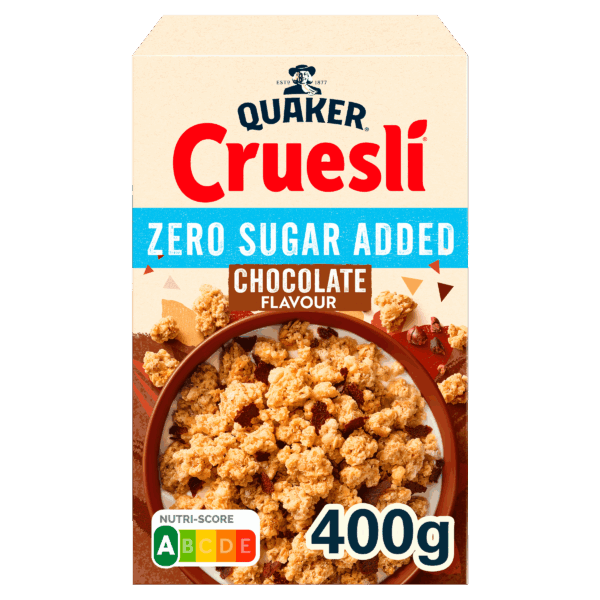 Quaker Cruesli Zero Sugar Added Chocolade - PLUS
