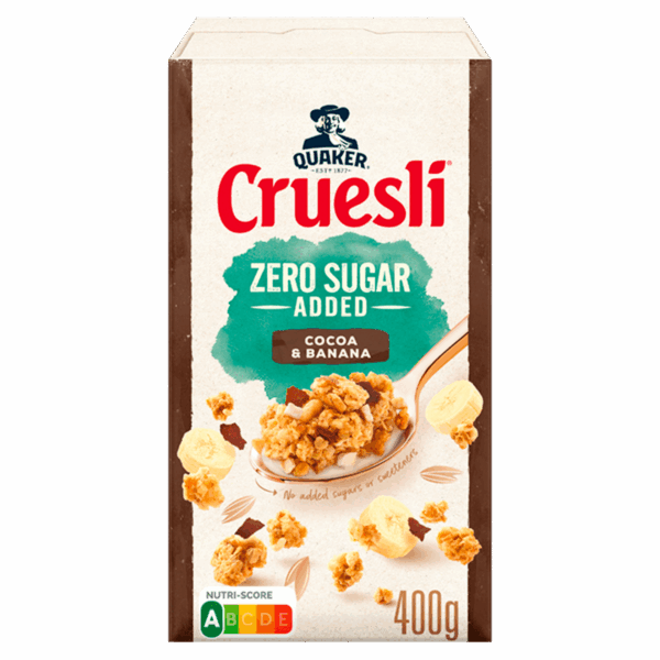 Quaker Cruesli Zero Sugar Added Cocoa & Banana - PLUS
