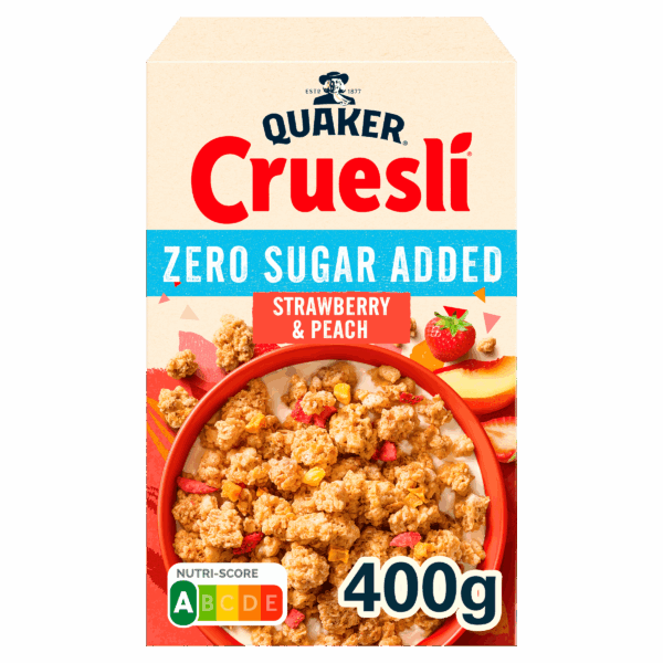 Quaker Cruesli Zero Sugar Added Strawberry - PLUS