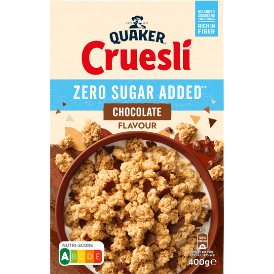 Quaker Cruesli zero suger choc - Dirk