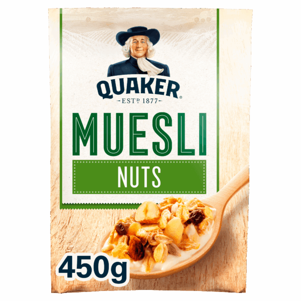 Quaker Muesli noten - PLUS