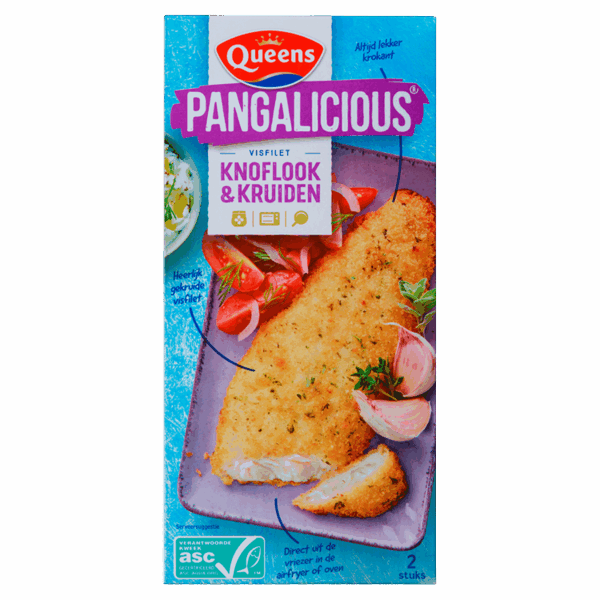 Queens Pangalicious Knoflook & Kruiden - PLUS