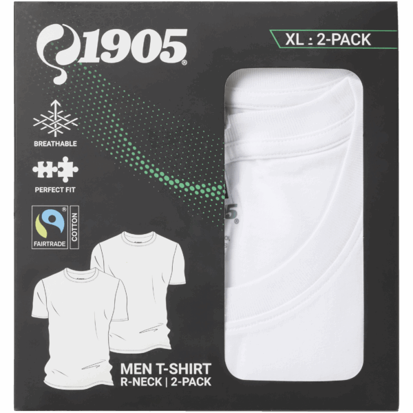 Quick Men Basic T-shirt FT katoen XL - PLUS