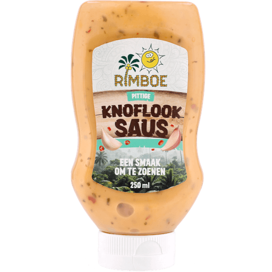 RIMBOESAUZEN Pittige knoflooksaus squeeze - Dirk