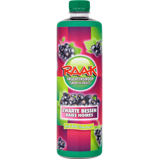 Raak Limonadesiroop zwarte bessen - Dirk
