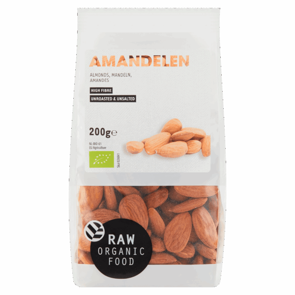 Raw Organic Food Amandelen biologisch - PLUS