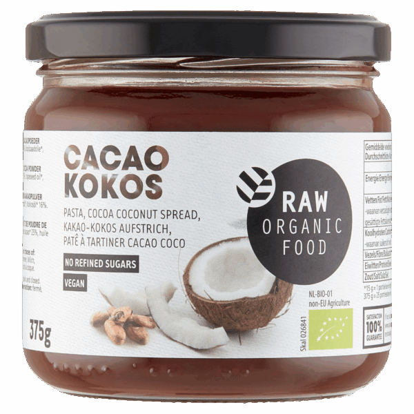 Raw Organic Food Cacao kokospasta bio - PLUS