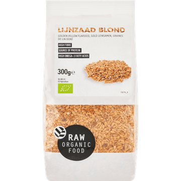 Raw Organic Food Lijnzaad Blond - JUMBO