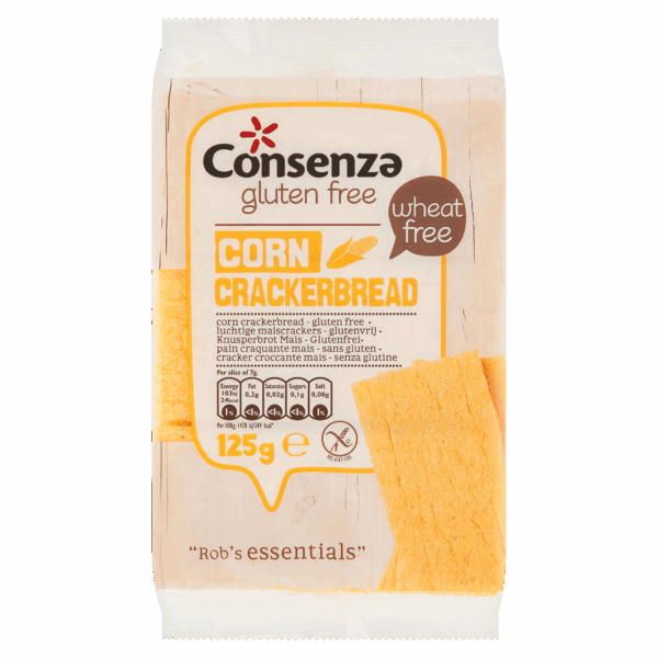 Raw Organic Food Maiscrackers glutenvrij - PLUS