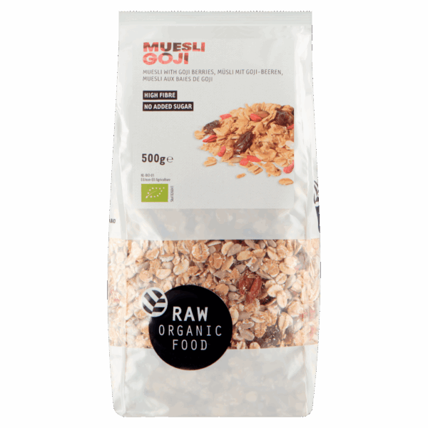 Raw Organic Food Muesli gojibes raw bio - PLUS
