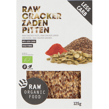 Raw Organic Food Raw Cracker Zaden Pitten - JUMBO