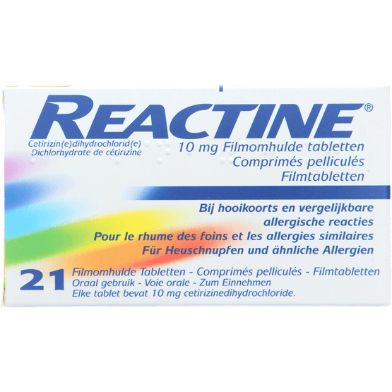 Reactine Tabletten 10mg - Dirk