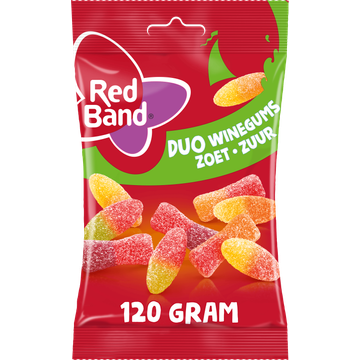 Red Band Duo Winegums Zoet - Zuur - JUMBO