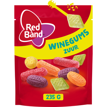 Red Band Winegums Zuur - JUMBO
