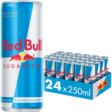 Red Bull Energy Drink Suikervrij Tray - JUMBO