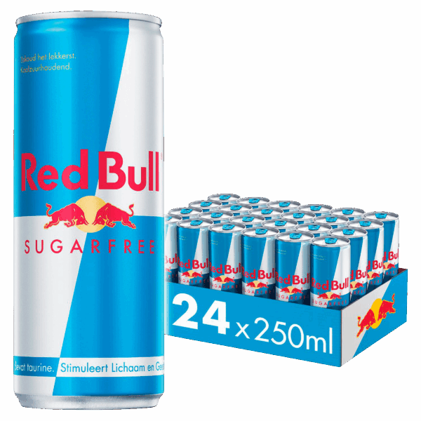 Red Bull Energy Drink Suikervrij - PLUS