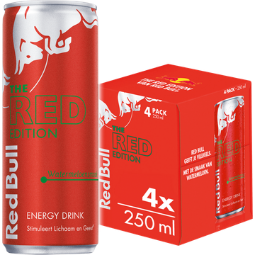 Red Bull Energy Drink Watermeloensmaak The Red Edition - JUMBO