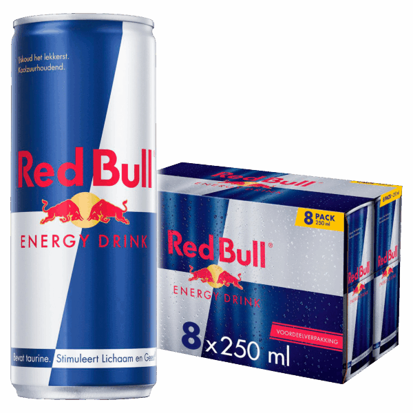 Red Bull Energydrink 8-pack - PLUS