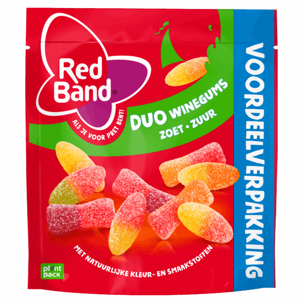 Redband Winegum zoet zuur XL - PLUS