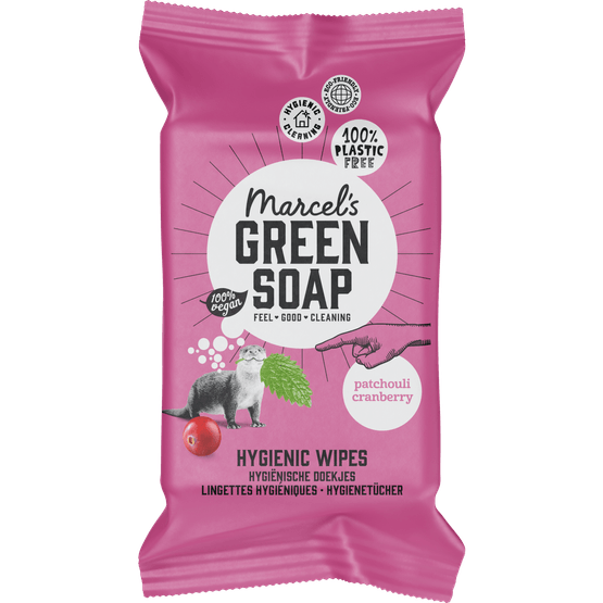 Reinigingsdoekjes patchouli cranberry - Dirk