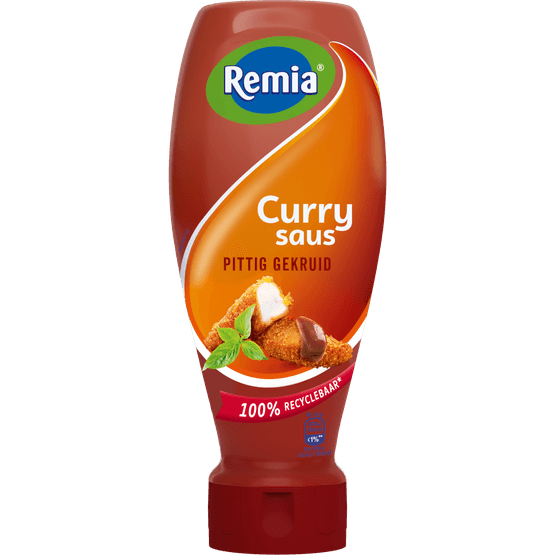 Remia Curry saus pittig gekruid - Dirk