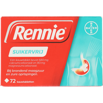 Rennie Suikervrij Kauwtablet bij brandend maagzuur - JUMBO