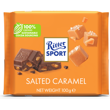 Ritter Sport Crunchy Salted Caramel - JUMBO