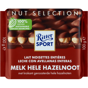 Ritter Sport Melk Hele Hazelnoot - JUMBO