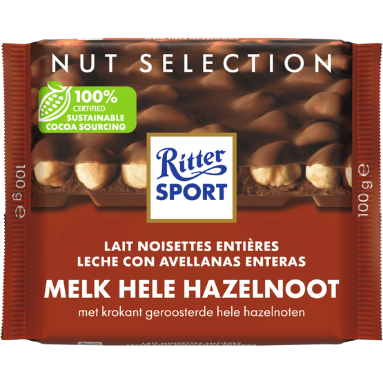 Ritter Sport Melk hazelnoot - Dirk