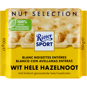 Ritter Sport Wit Hele Hazelnoot - JUMBO