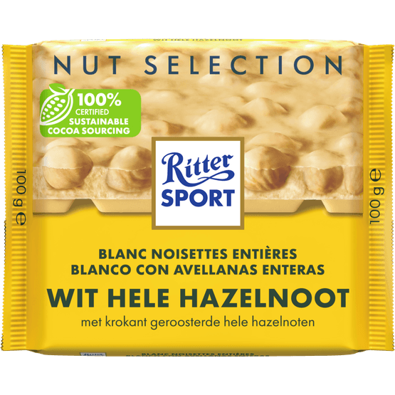 Ritter Sport Wit hazelnoot - Dirk