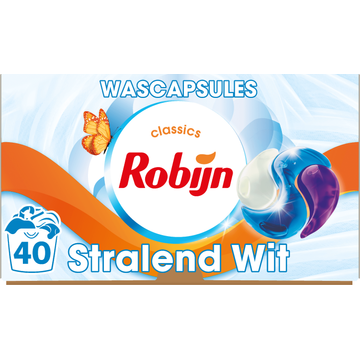 Robijn Classics 3-in-1 Wascapsules Stralend Wit - JUMBO