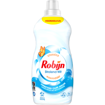 Robijn Klein & Krachtig Classics Stralend Wit Wasmiddel Voordeelfles - JUMBO