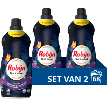 Robijn Klein & Krachtig Classics Vloeibaar Wasmiddel Black Velvet - JUMBO