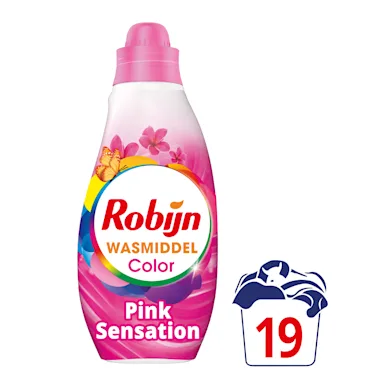 Robijn Klein & Krachtig Color Pink Sensation Vloeibaar Wasmiddel - PLUS