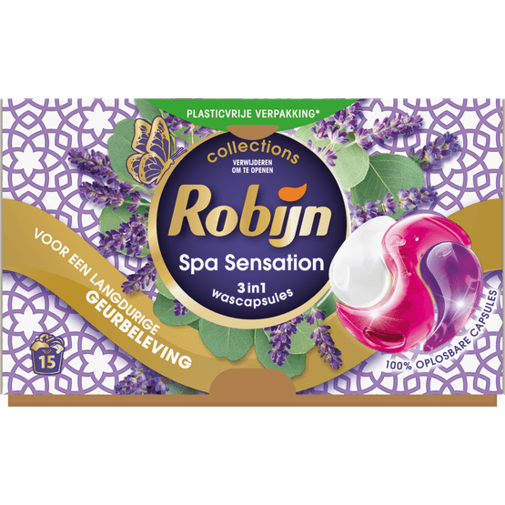 Robijn Vloeibaar wasmiddel 3 in 1 caps spa sensation - Dirk