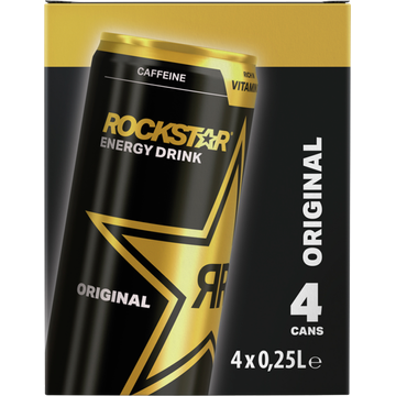 Rockstar Original Energy Drink 4 x 0
